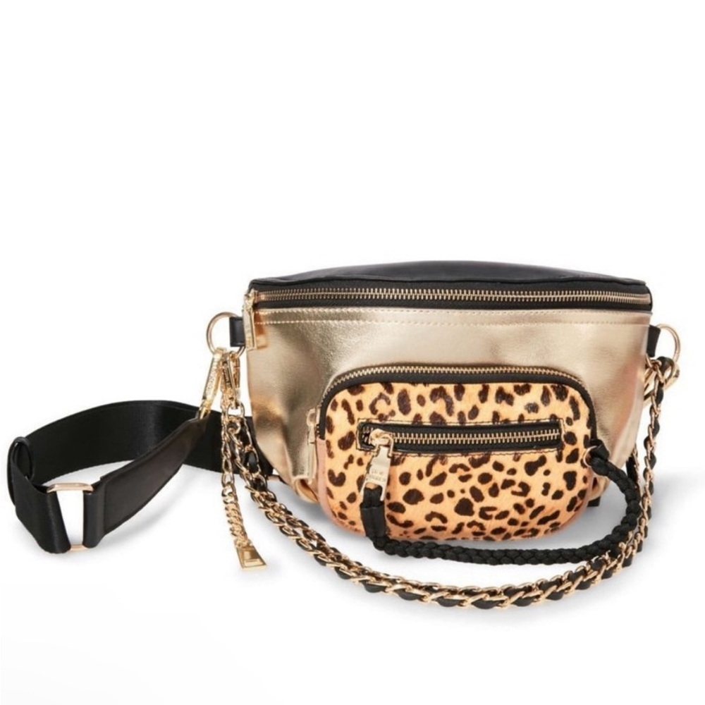 Steve Madden BSummit Animal Print Convertible Belt Bag